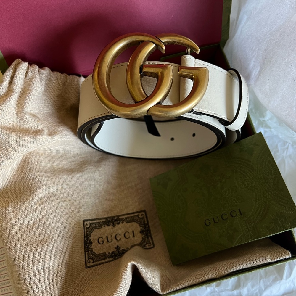 Gucci Double GG belt